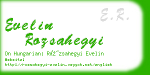 evelin rozsahegyi business card